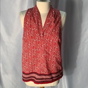 Anne Carson Sleeveless Blouse Size Medium